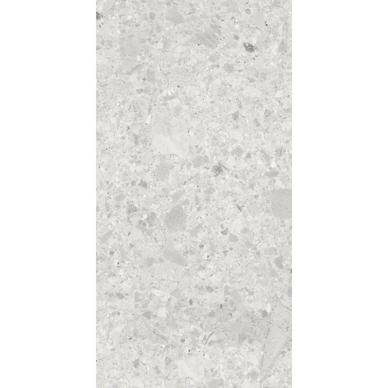 Piastrelle in terrazzo bianco